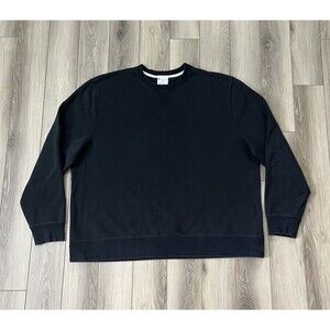 Champion Black Crewneck Pullover Sweatshirt Fleece Mens Sz 3XL